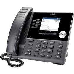 Mitel Mitel 6920w IP Phone Systemtelefon,VoIP PoE, für Hörgeräte kompatibel LC-Display Schwarz, farbig 50008385
