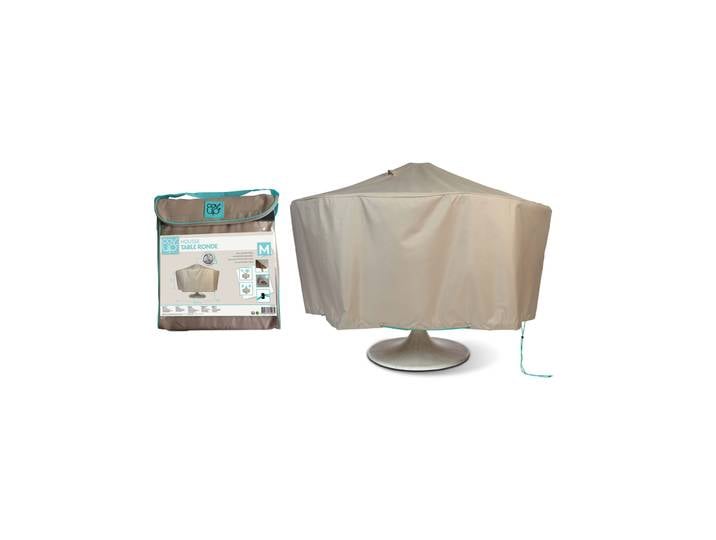 Oviala - Housse de protection table de jardin ronde 160 cm