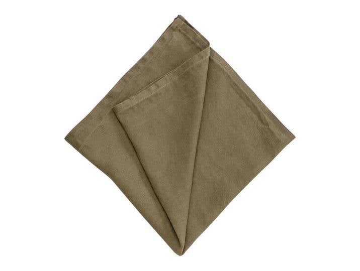 Serviette Lindau, Atelier Pfister, khaki, Leinen