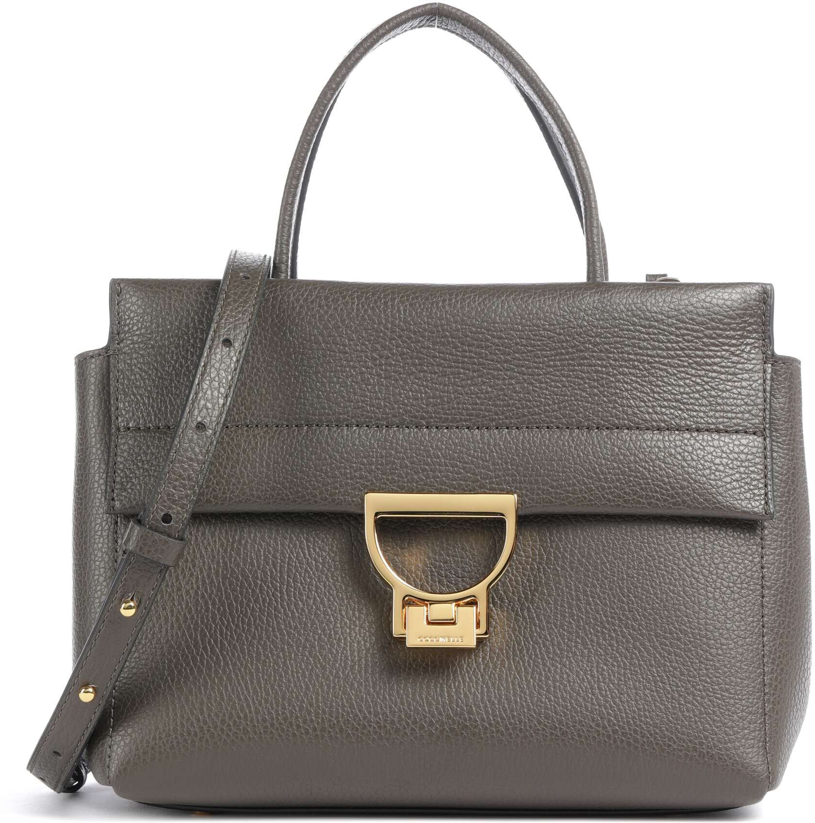 Coccinelle Arlettis Handtasche aus Leder, oliv