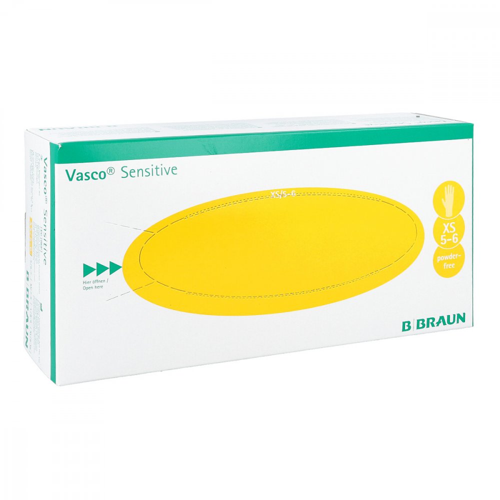 B. Braun Melsungen AG Vasco sensitive Untersuchungshandschuhe Größe xs 00801042