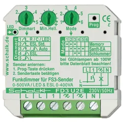 Schalk Funk-Universal-Dimmer FD3 U2E