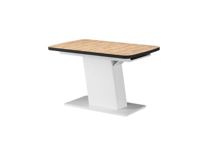 Vicco Esstisch Fenaro, Goldkraft Eiche/Weiß, 120-160 x 80 cm