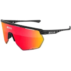 Scicon, Unisex, Sportbrille, brillen aerowing scnpp carbon matt (multimirror red), Rot