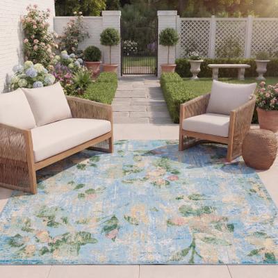 SAFAVIEH Barbados Chihiro Floral Distressed Rug