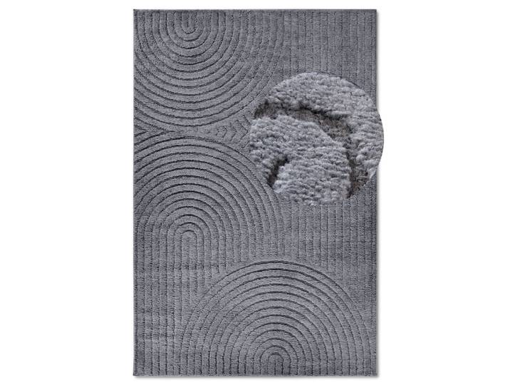 Tapis dept à relief gris anthracite - elle décoration 200x280cm