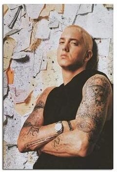 Uplifted Finds "Eminem ""Super Rapper"" Legend Poster   Slim Shady Rap Icon Canvas Painting For Home Decor i 30 X 40 Cm No Frame"