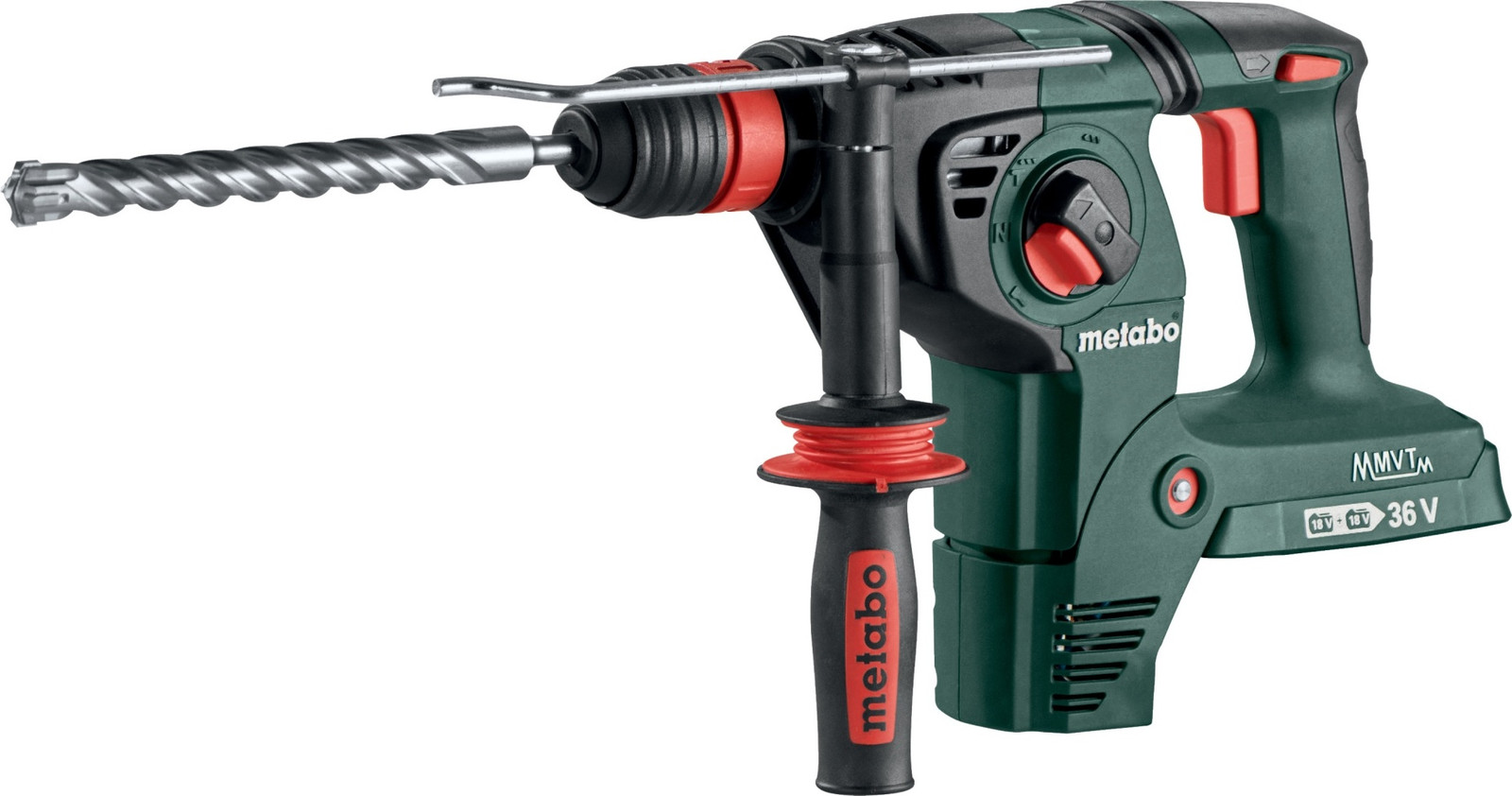 Metabo Accu-combinihamer KHA 36-18 LTX 32 met MetaLoc snelwisselcassette
