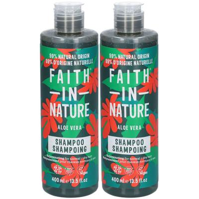 Faith IN Nature Shampoing Aloé Vera x2 2x400 ml Shampoo