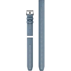 Garmin Silikon 22mm - Quickfit - Silikon-Armband für FENIX 8 - 47mm Hurricane Blue Taucherarmband" 010-13113-01" - Hurricane Blue