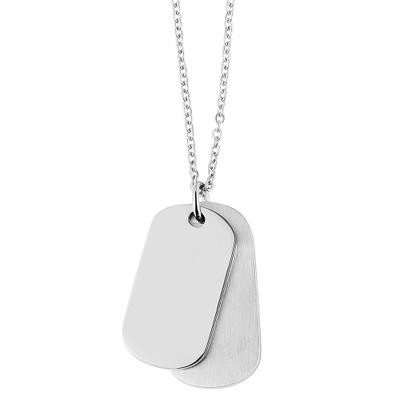 Kette ohne Anhänger ADELIA´S "Halskette mit Anhänger – aus Edelstahl", silber, Halsketten, Damen, 45cm, Edelstahl, Ein stilvolles Geschenk für besondere Momente