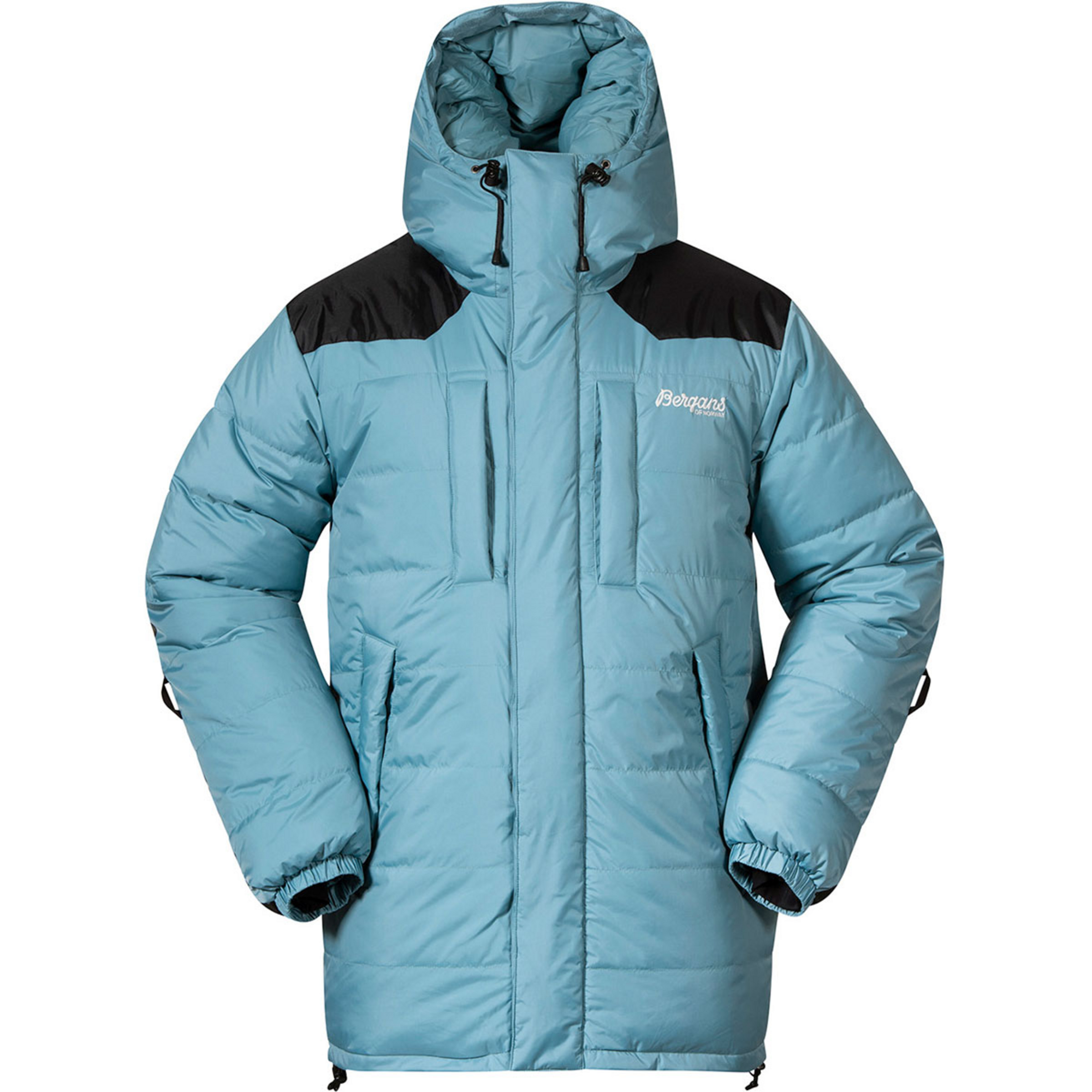 Bergans Expedition Down Parka Parkas & Mäntel blau Größe L Expedition Widerstandsfähig Wasserabweisend