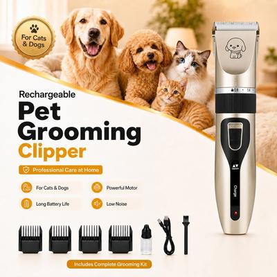 Uplift Treasures Electric Pet Grooming Clipper Set Electric Pet Grooming Clipper Set