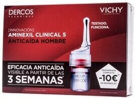 Vichy Dercos Aminexil Clinical 5 Men's Anti-Hair Loss Treatment 21x6