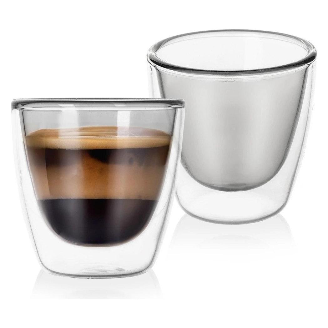 Orion Szklanki termiczne z podwójną ścianką do kawy espresso DOUBLE 90 ml 2 szt. (49020412)