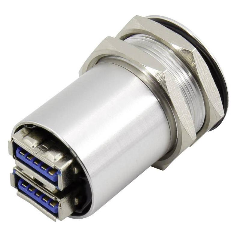 Tru Components USB A Doppeleinbaubuchse 3.0 (92007P14)