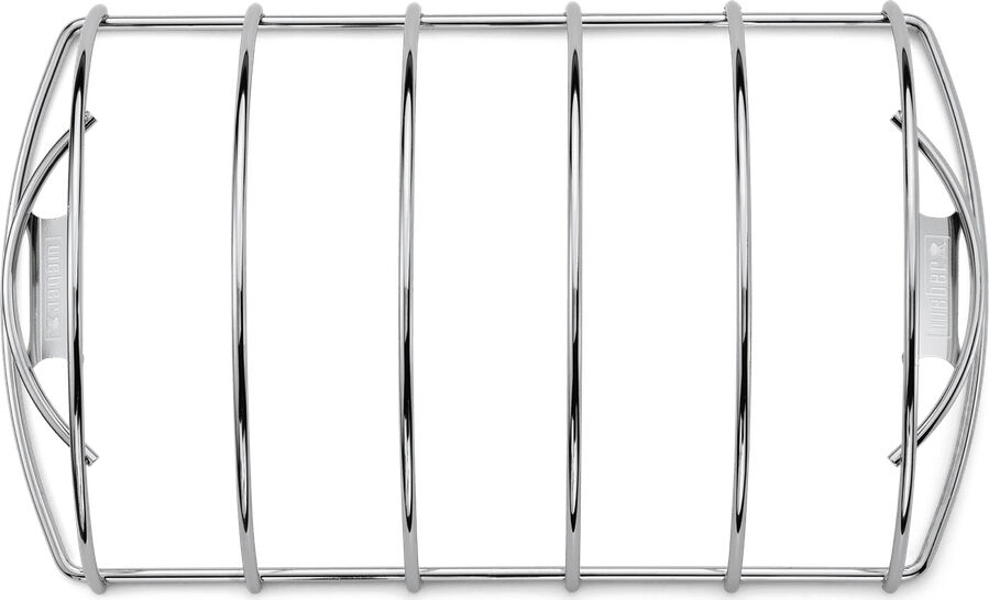 Weber 6605 Supporto Di Cottura Per Costine Acciaio 33,5x20xh9 Cm - 6605