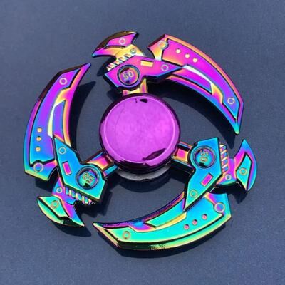 Uplifted Finds Metal Rainbow Gradient Fidget Spinner With Silent Bearing 12