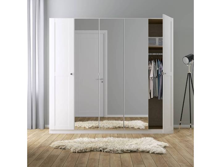 Armoire à portes battantes 226 x 197cm Blanc