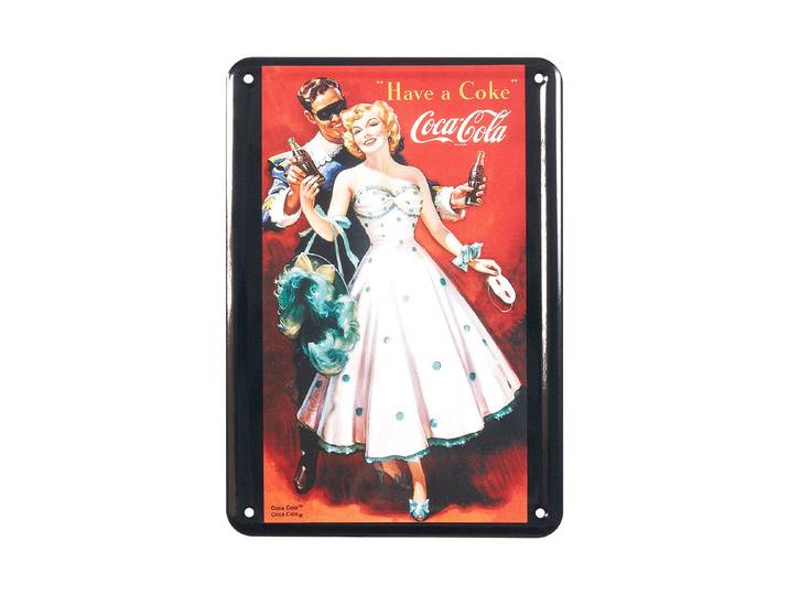Münder Email Schild Cola Have a Drink 15 × 10 cm