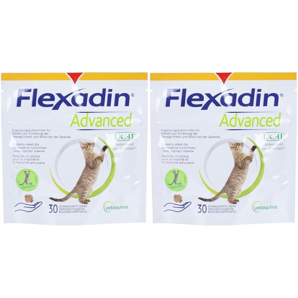 Flexadin Advanced Chews Erg.Futterm.f.Katzen x2 2x1x30 St Kautabletten