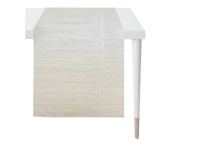 Tischläufer APELT Glam , beige (natur, goldfarben), B:45cm L:140cm, Polyester, Polyvinylchlorid, Tischdecken, Tischläufer, abwaschbar