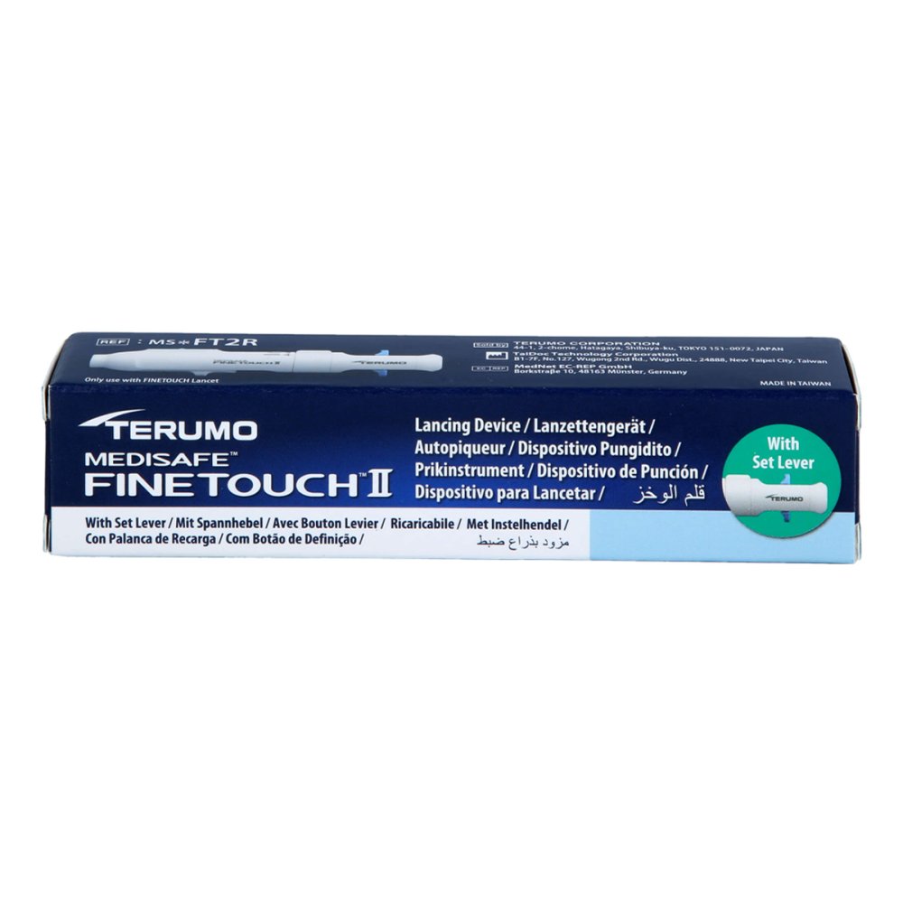 MeDiTa-Diabetes GmbH Terumo Medisafe Finetouch 2 Lanzettengerät mit Hebel 11228982