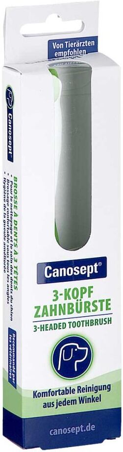 Canosept 3-kopf Zahnbürste F.hunde