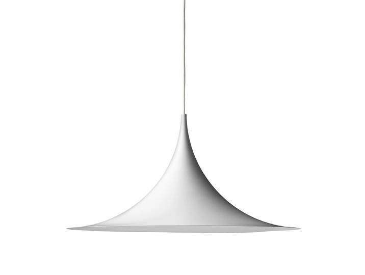 GUBI - Semi Pendelleuchte, Ø 60 cm, weiss