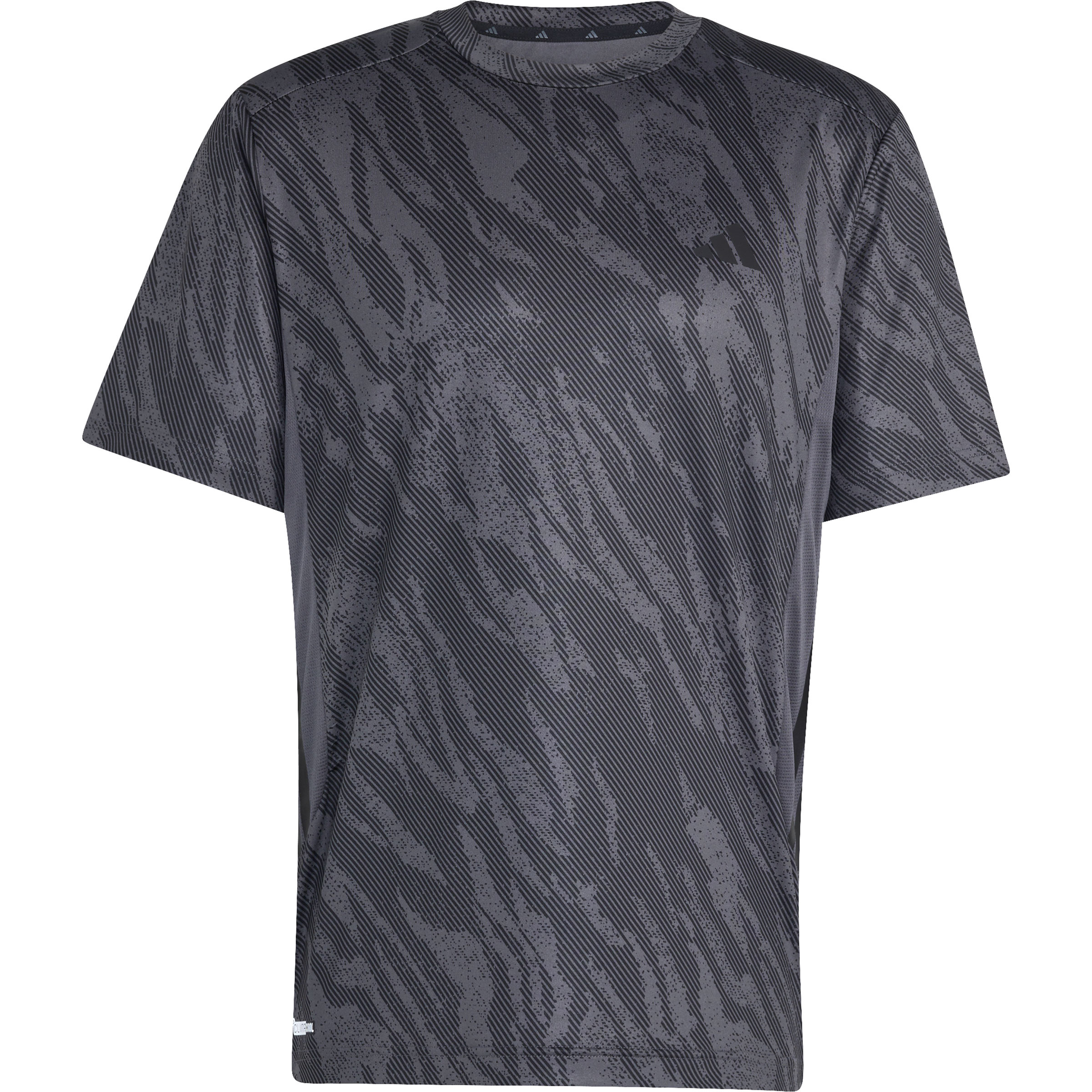 adidas Tech Essentials AOP Herren T-Shirts grau Größe XL Training & Fitness Schnell trocknend