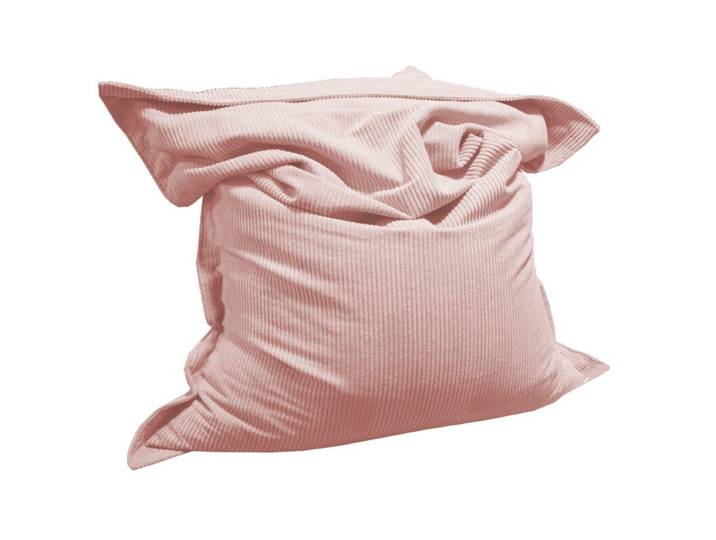 Trendstore Lennox Sitzsack in Cord - Cord Poso 052 rose Modern