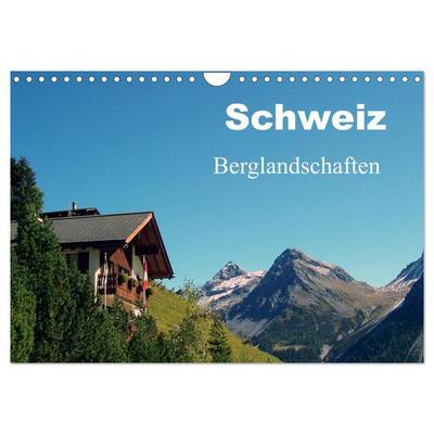 Schweiz - Berglandschaften (Wandkalender 2026 DIN A4 quer), CALVENDO Monatskalender