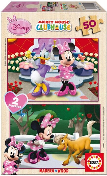 Puzzles 2x50 pcs Minnie - Educa