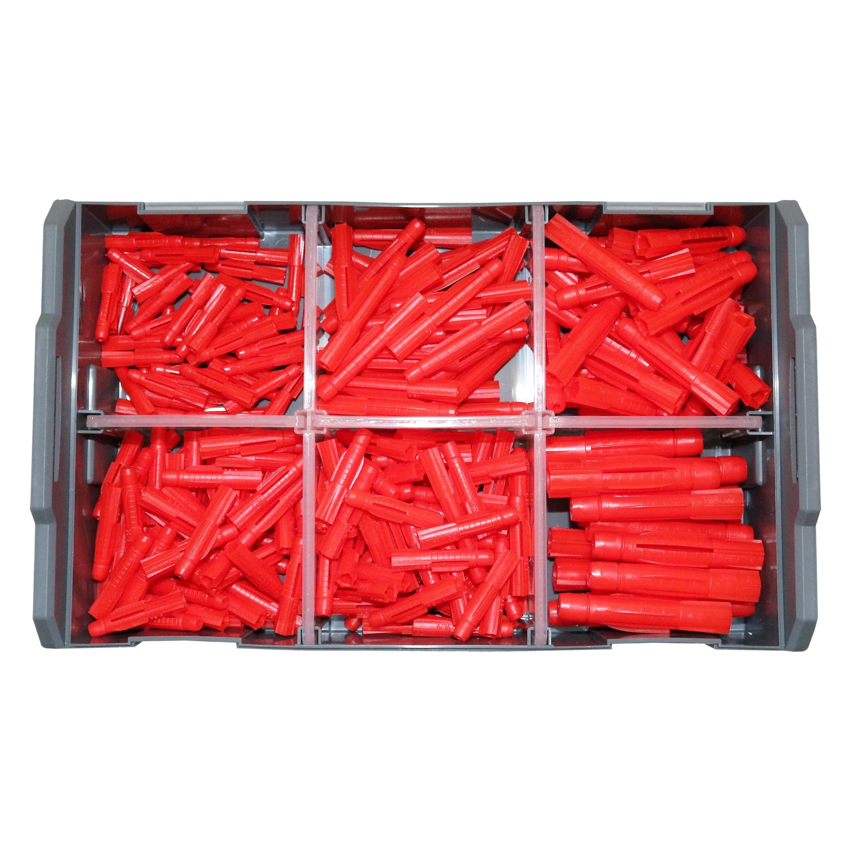 Tox Dübel Sortiment L-Boxx Mini Allround Tri, 266 Stück (266 Stk.) (094900201)