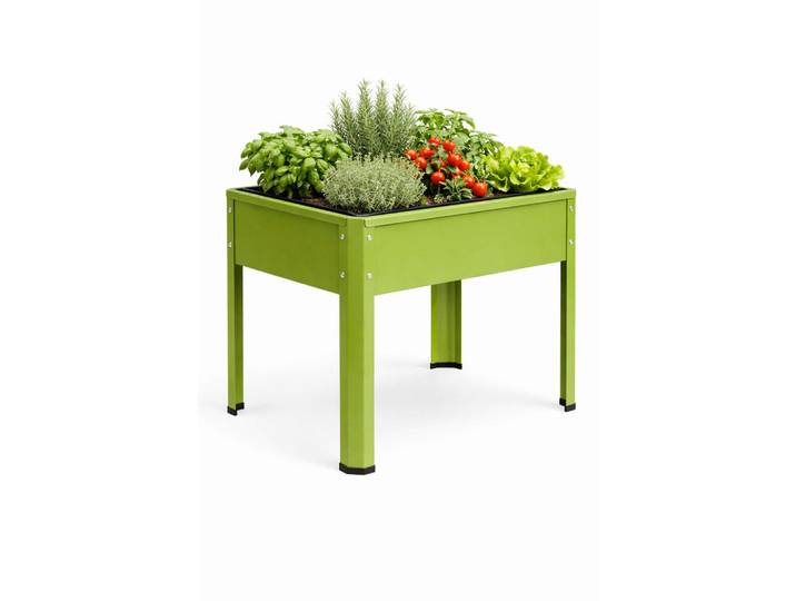 Hochbeet, Grün, Metall, 26 l, 50x45x40 cm, Gartenzubehör, Hochbeet