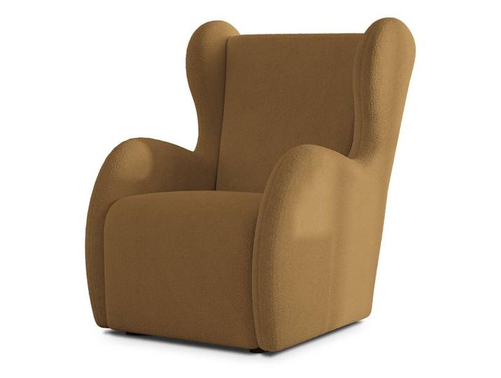 SESSEL MASTI Polstersessel Loungesessel ergonomisch, Gelb