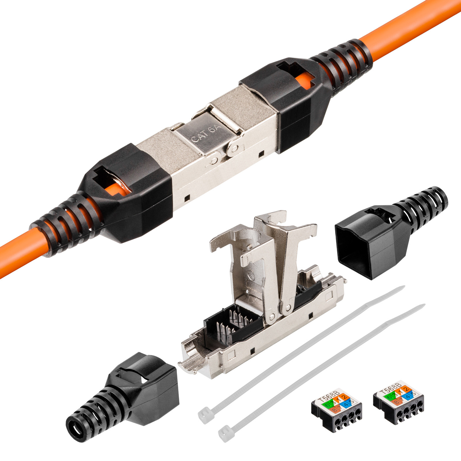 LogiLink CAT 6A veldverbindstuk STP 10GE
