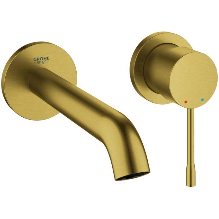 Grohe Essence Waschtisch Wandarmatur 19408GN1 cool sunrise gebürstet, Ausladung 183mm