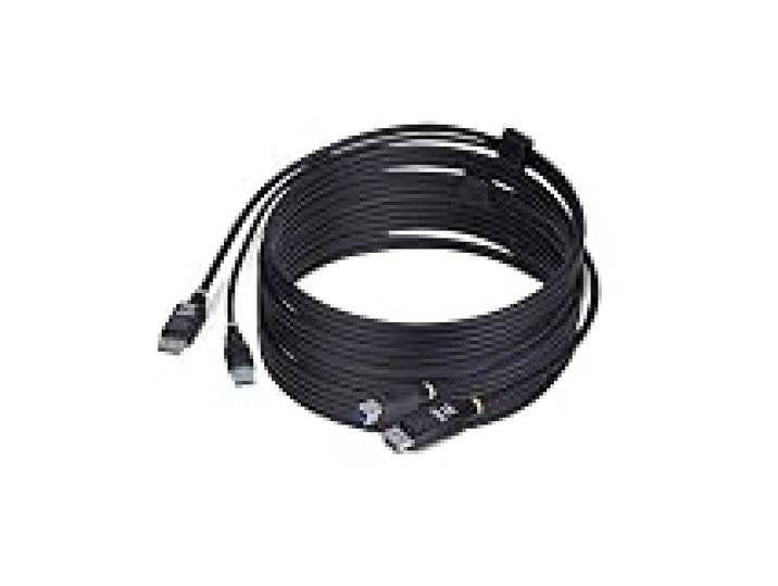 StarTech Câble KVM DisplayPort 3m et USB 5Gbps, 4K 60Hz, HDR10, Universel