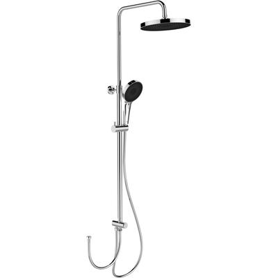 WENKO Duschsystem Mod. Softwater Chrom, einfacher Anschluss an bestehende Armatur oder Wandanschlussbogen