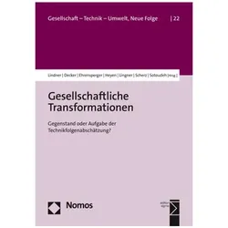 Gesellschaftliche Transformationen, Fachbücher von Nils B. Heyen, Ralf Lindner, Constanze Scherz, Michael Decker, Mahshid Sotoudeh, Stephan Lingner, Elisabeth Ehrensperger