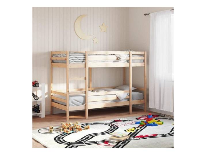 LuxusKollektion Etagenbett Etagenbett Kiefer massiv 90x190cm Natur (1-St)