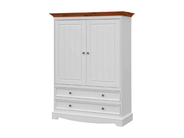Xlmoebel Kleiderschrank Rustikaler Holzschrank im Landhausstil für Hotelzimmer (1-St., Kleiderschrank) Hergestellt in Europa
