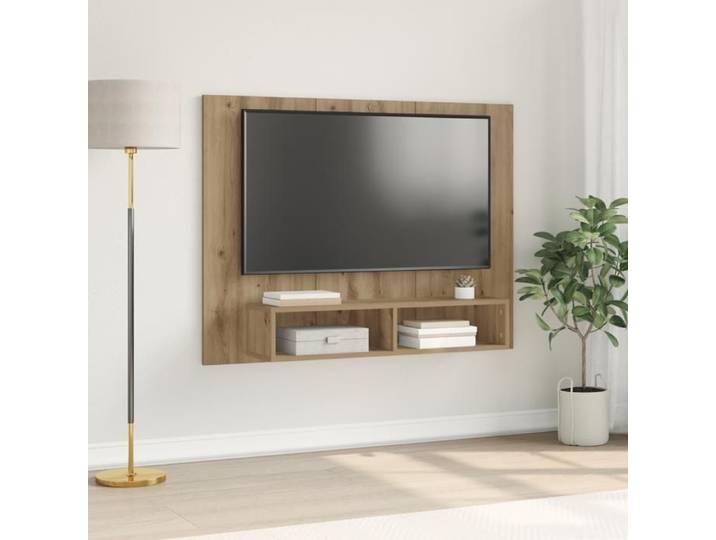 Meuble TV - Meuble Séjour - Armoire TV mural Chêne artisan 120 x 23 5 x 90 cm - CFW576474