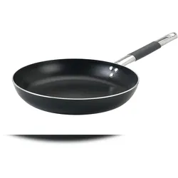 PENTOLE AGNELLI AGNELLI - 111BBSSC28 - Niedrige Bratpfanne aus Aluminium Albschwarz 3 mm stark. - 28 cm. Ø x 5 cm. Höhe.