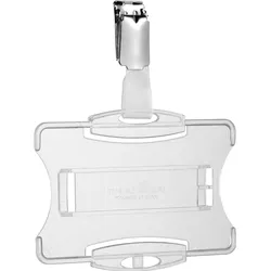 Durable, Informationsschild, Ausweishalter mit Clip für 1 Betriebs-/ Sicherheitsausweis