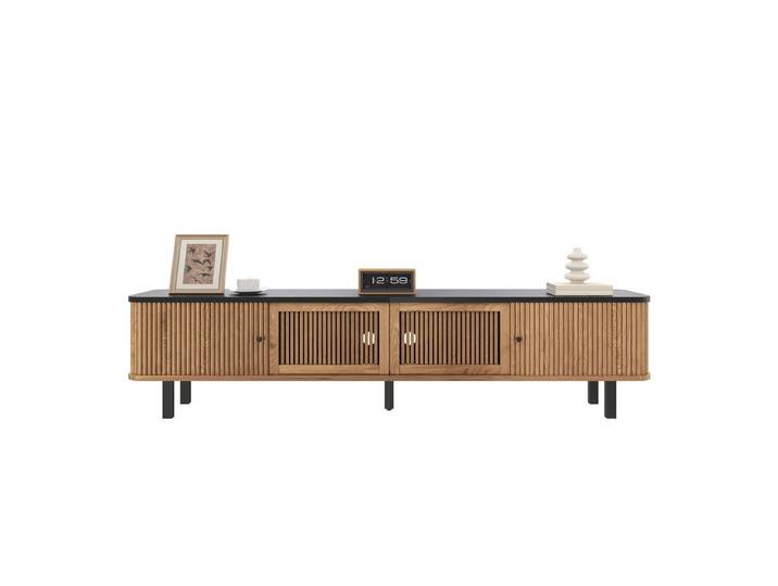 Fine Life Pro TV-Schrank Lowboard / TV‑Schrank / TV‑Lowboard 190x35x45 cm für Wohnzimmer, Schlafzimmer