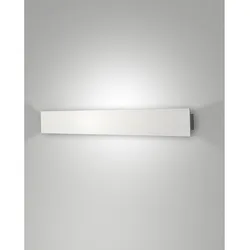 Lotus LED-Wandleuchte 20W 3000K warmweiß, moderner Aluminiumrahmen in Weiß, dimmbar, 64,5cm lang, IP20 Schutz, hochwertige Premium-Qualität.
