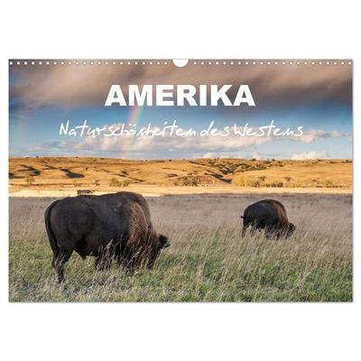 Amerika - Naturschönheiten des Westens (Wandkalender 2027 DIN A3 quer), CALVENDO Monatskalender
