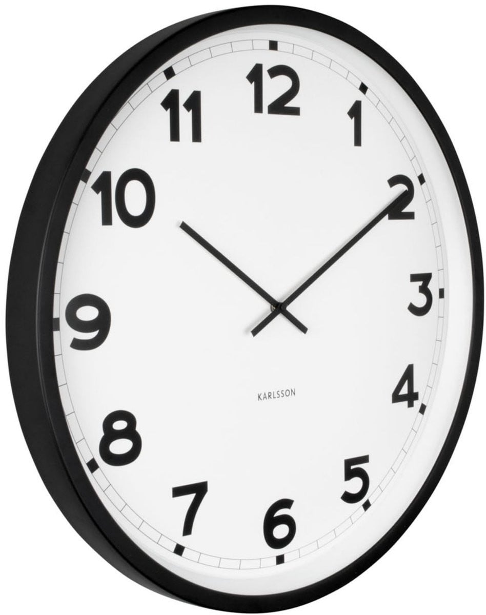 Karlsson Wandklok New Classic Large Wit Ø60cm Modern